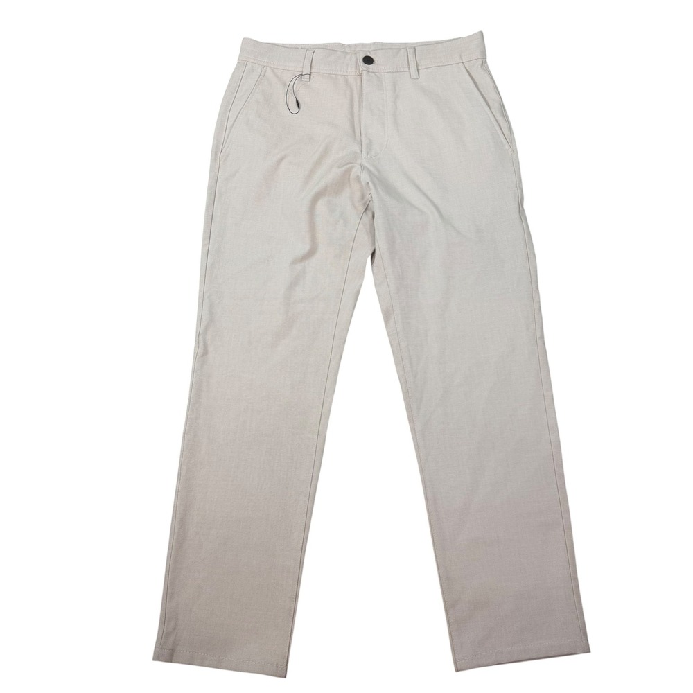 Zara Mens Chino Beige Straight Leg Pants Size 30